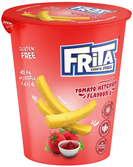 Frita Chips Fries Tomato Ketchup Flavour