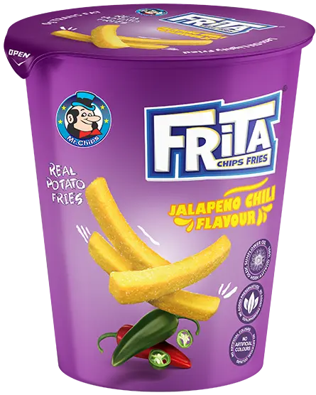 Frita Chips Fries Jalapeño Chili Flavour