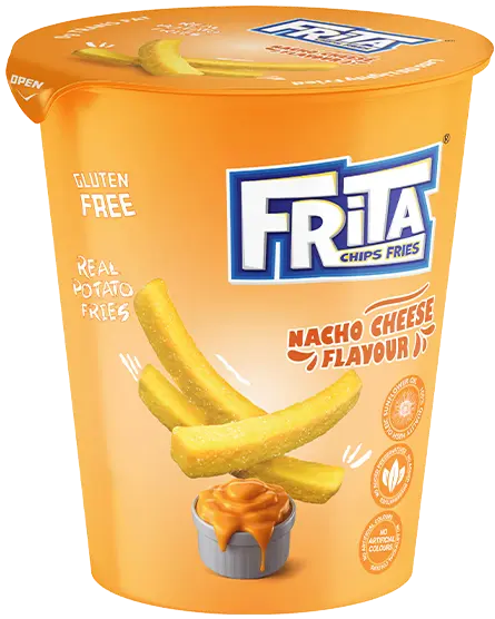 Frita Chips Fries Nacho Cheese Flavour