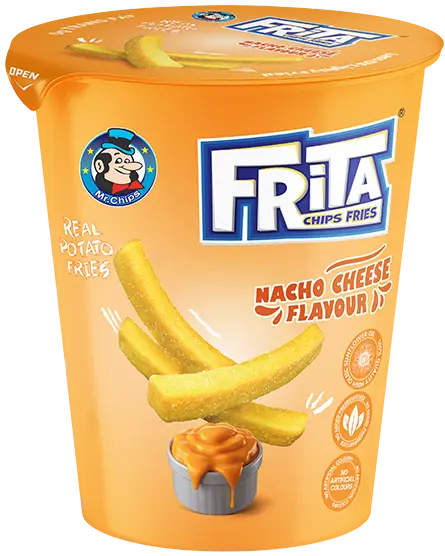 Frita Chips Fries Nacho Cheese Flavour