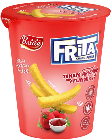 Frita Chips Fries Tomato Ketchup Flavour