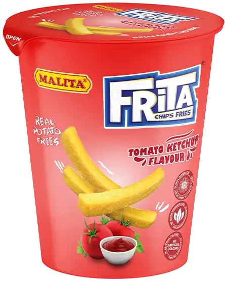 Frita Chips Fries Tomato Ketchup Flavour